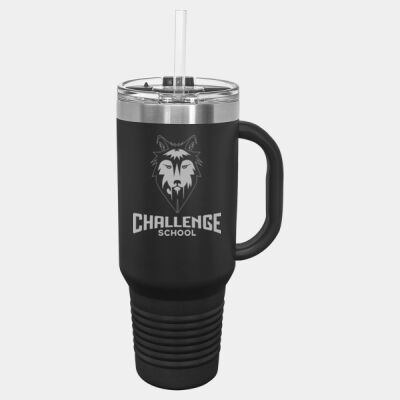 ENGRAVED LOGO - Polar Camel 40oz. Travel Mug with Straw Thumbnail