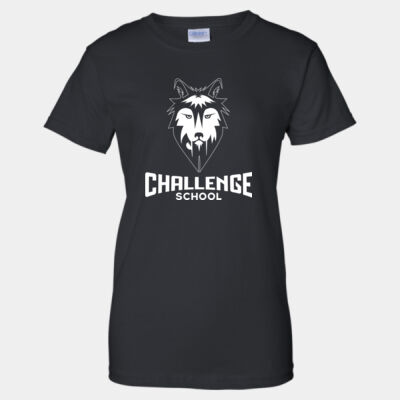 WHITE LOGO - Ladies Ultra Cotton T-Shirt Thumbnail