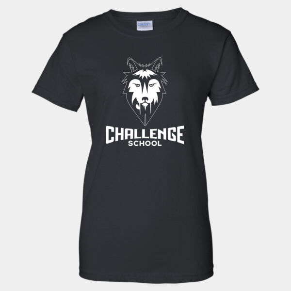 WHITE LOGO - Ladies Ultra Cotton T-Shirt Thumbnail