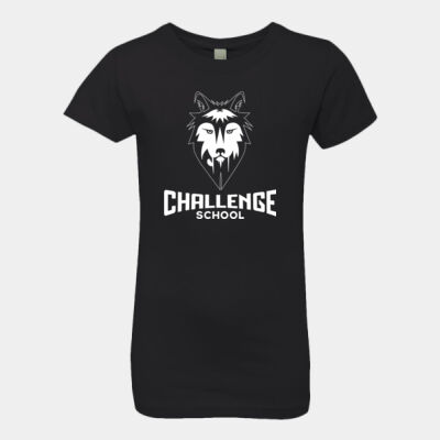 WHITE LOGO - Girls’ Cotton T-Shirt Thumbnail