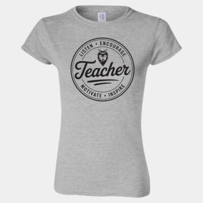 TEACHER SHIRT - Softstyle® Women’s T-Shirt Thumbnail