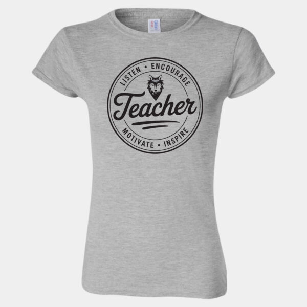 TEACHER SHIRT - Softstyle® Women’s T-Shirt Thumbnail