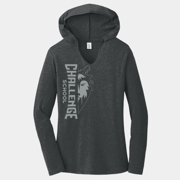 VERTLOGO - Ladies Perfect Tri ® Long Sleeve Hoodie Thumbnail
