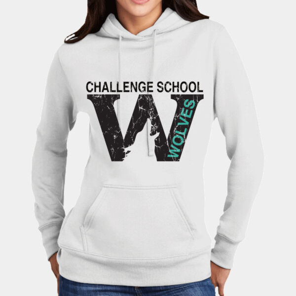 W - Ladies Core Fleece Hooded Sweatshirt Thumbnail