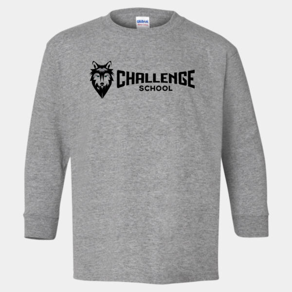 FULL COLOR  - Heavy Cotton™ Youth Long Sleeve T-Shirt Thumbnail