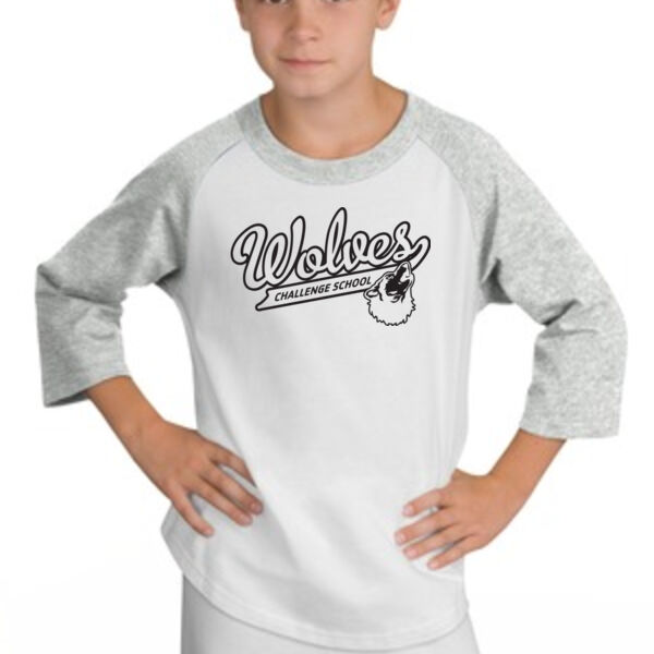 BASEBALL  - Youth Colorblock Raglan Jersey Thumbnail