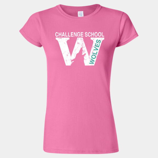 W WHITE - Softstyle® Women’s T-Shirt Thumbnail