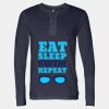 Men's Jersey Henley Thumbnail