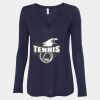 Women's Flowy Long Sleeve V-Neck Tee Thumbnail