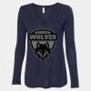 Women's Flowy Long Sleeve V-Neck Tee Thumbnail