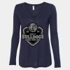 Women's Flowy Long Sleeve V-Neck Tee Thumbnail