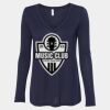 Women's Flowy Long Sleeve V-Neck Tee Thumbnail