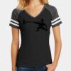 Women's Game V Neck Tee Thumbnail
