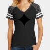 Women's Game V Neck Tee Thumbnail