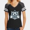 Women's Game V Neck Tee Thumbnail