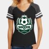 Women's Game V Neck Tee Thumbnail
