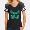 Women's Game V Neck Tee Thumbnail