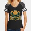 Women's Game V Neck Tee Thumbnail