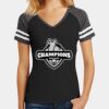 Women's Game V Neck Tee Thumbnail