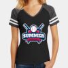 Women's Game V Neck Tee Thumbnail