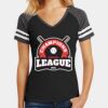 Women's Game V Neck Tee Thumbnail