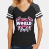 Women's Game V Neck Tee Thumbnail