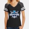 Women's Game V Neck Tee Thumbnail