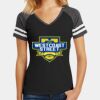 Women's Game V Neck Tee Thumbnail