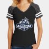 Women's Game V Neck Tee Thumbnail