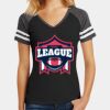 Women's Game V Neck Tee Thumbnail