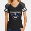 Women's Game V Neck Tee Thumbnail