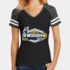 Women's Game V Neck Tee Thumbnail