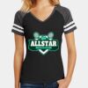 Women's Game V Neck Tee Thumbnail