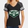 Women's Game V Neck Tee Thumbnail