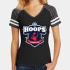 Women's Game V Neck Tee Thumbnail