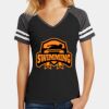 Women's Game V Neck Tee Thumbnail