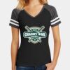 Women's Game V Neck Tee Thumbnail
