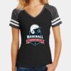 Women's Game V Neck Tee Thumbnail