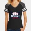 Women's Game V Neck Tee Thumbnail