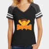 Women's Game V Neck Tee Thumbnail