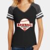 Women's Game V Neck Tee Thumbnail
