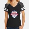 Women's Game V Neck Tee Thumbnail