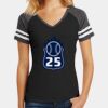 Women's Game V Neck Tee Thumbnail