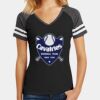 Women's Game V Neck Tee Thumbnail