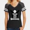 Women's Game V Neck Tee Thumbnail