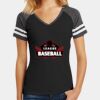 Women's Game V Neck Tee Thumbnail