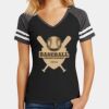Women's Game V Neck Tee Thumbnail
