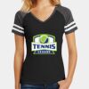 Women's Game V Neck Tee Thumbnail
