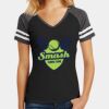 Women's Game V Neck Tee Thumbnail