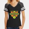 Women's Game V Neck Tee Thumbnail